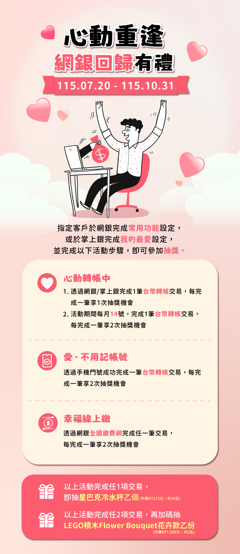 心動重逢，網銀回歸有禮DM